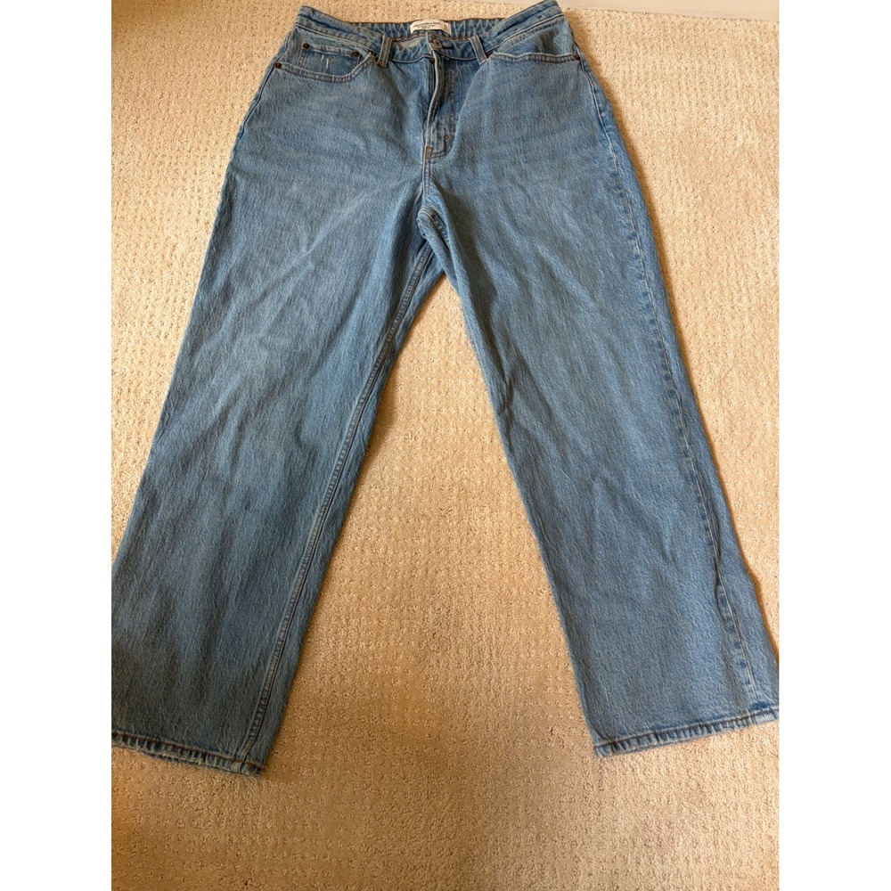 Abercrombie & Fitch Jeans Womens 31/12 Blue Curve Love Straight